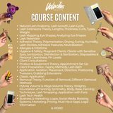 (Deposit Only) 1:1 In Person Toronto Lash Extension Course