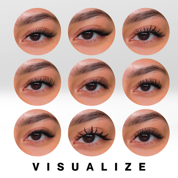 Volashes Virtual Lash Lab Kit | Virtual Lash Maps, Templates & Graphics
