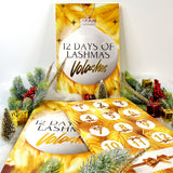 Volashes Advent Calendar (12 Pairs of Lashes, Glue & Tweezer)