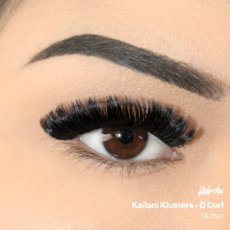 Klusters String Dramatic Lash Clusters - Full, Dramatic, Mega Volume, Fluffy, Reusable ...