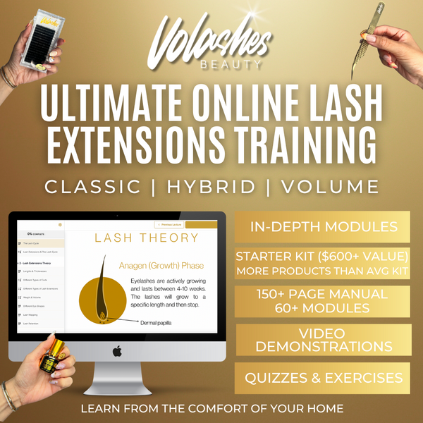 Online Lash Extension Training Course & Kit