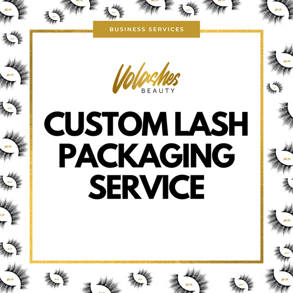 Custom Lash Packaging Template Design