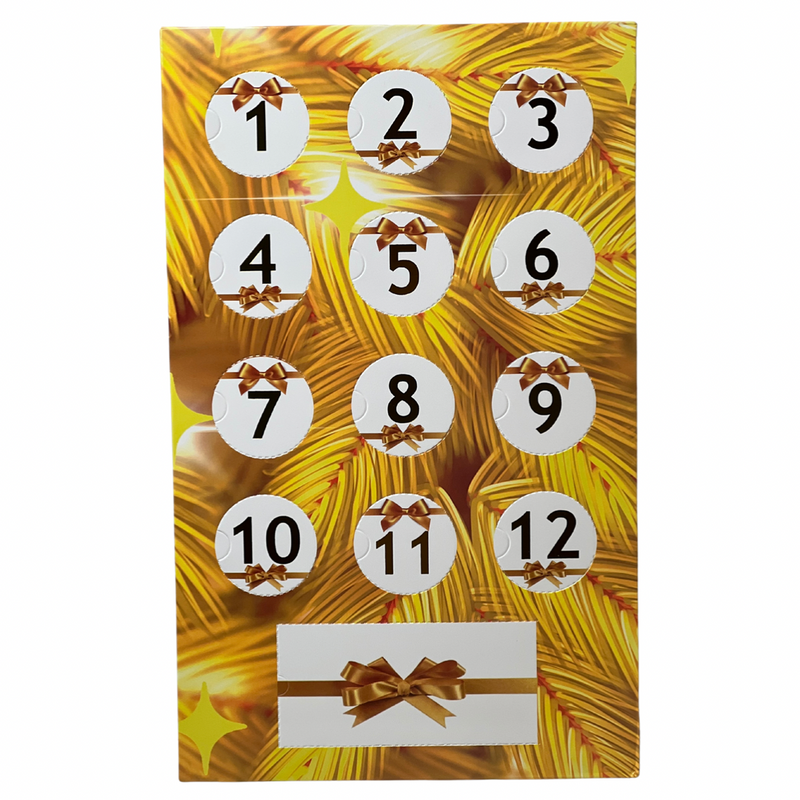 Volashes Advent Calendar (12 Pairs of Lashes, Glue & Tweezer)