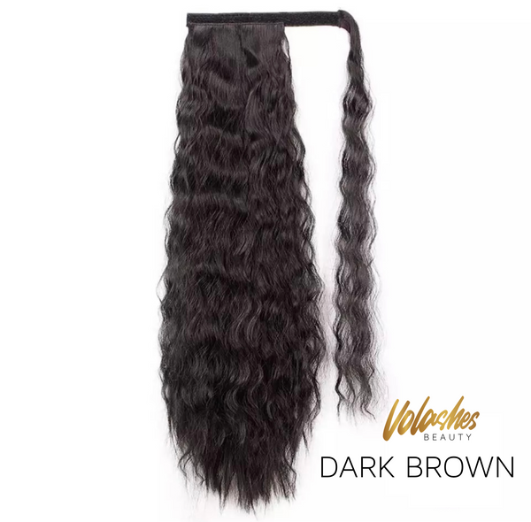 WAVY BABY PONYTAIL DARK BROWN